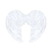 Skrzydła anioła białe strój przebranie aniołka 45x35 cm