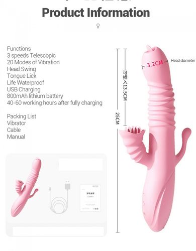 wibrator ada usb  pink na Arena.pl