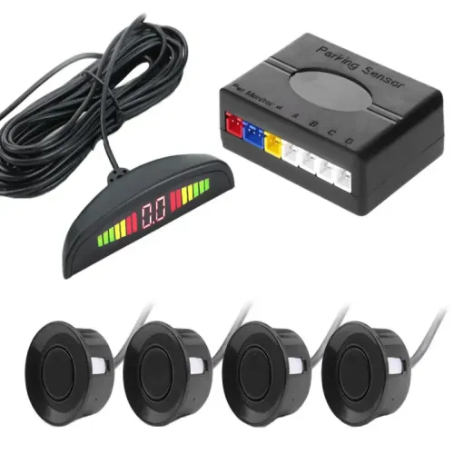 Czujniki parkowania cofania tył zestaw 4x sensor wyświetlacz lcd na Arena.pl