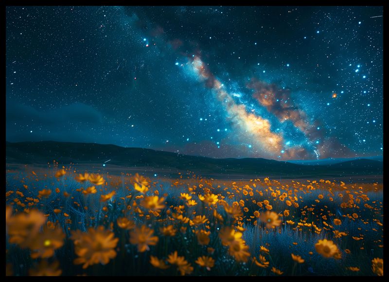 Plakat 70x50cm Nocne Niebiosa zdjęcie 2