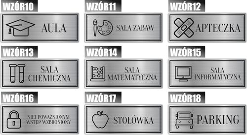 Tabliczka piktogram Grawerowana Informacyjna na Arena.pl