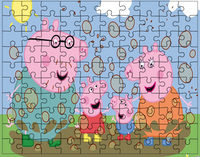 Puzzle Świnka Peppa