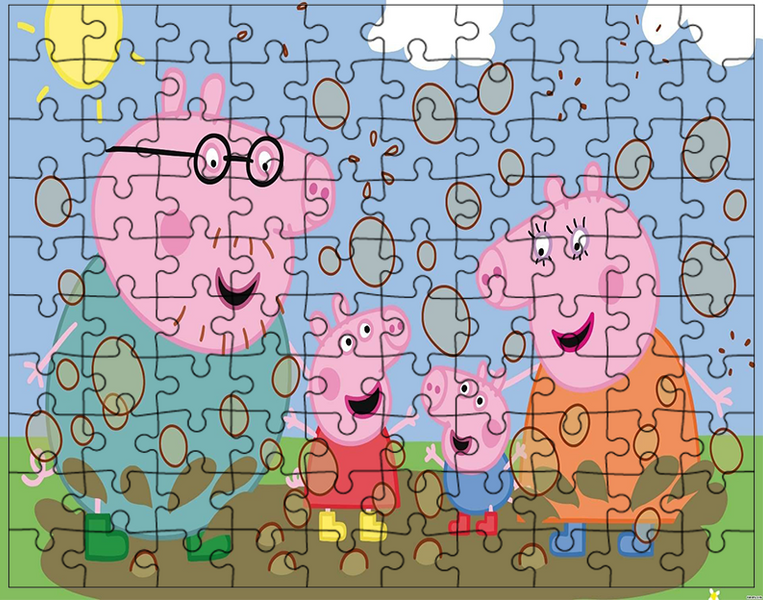 Puzzle Świnka Peppa zdjęcie 1