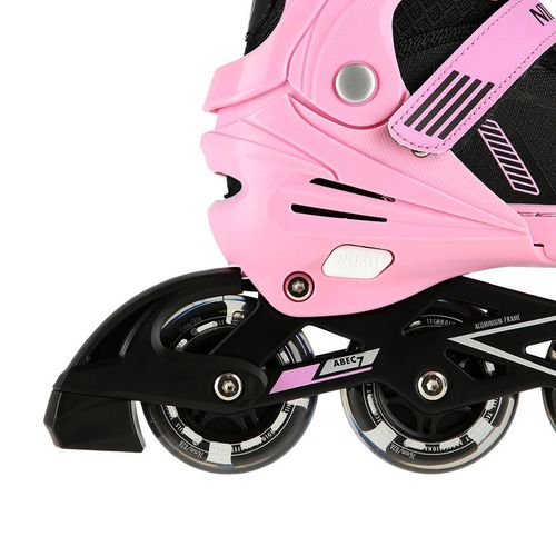 Rolki Regulowane Łyżworolki Rekreacyjne Kółka LED Kauczukowe Dziecięce na Arena.pl