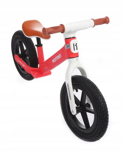 Rowerek biegowy Moderni-08 czerwony pompowane koła na Arena.pl