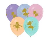 Balony lateksowe Wróżki, 5 szt.