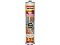 KLEJ USZCZELNIACZ POLIURETANOWY FLEX PU 40 CZARNY 300ML - USZ 40PU 30C