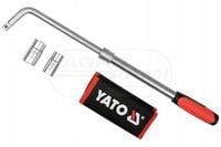 YATO KLUCZ DO KÓŁ TELESKOPOWY + NASADKI 385-530 MM 17X19 21X23 MM YT-08040