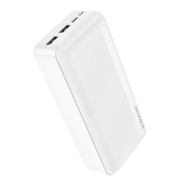 Borofone Power Bank 30000mAh BJ27B Pindar - 2xUSB - biały zdjęcie 1