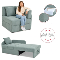 Łóżko dziecięce sofa kanapa błękitny sztruks welur Denis Family Meble