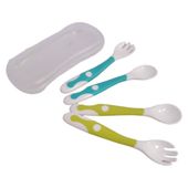 sztućce do nauki jedzenia  w etui +6m 2 pary