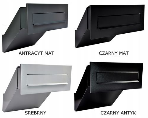 SKRZYNKA NA LISTY PRZELOTOWA DO MURU DWUSTRONNA REGULACJA WMUROWANIA + na Arena.pl