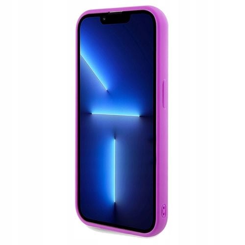 ETUI GUESS DO APPLE IPHONE 14 PRO HARDCASE DISCO METAL SCRIPT FUKSJA CASE na Arena.pl