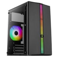 Obudowa do komputera Aerocool Evo Mini RGB Mini Tower ATX Okno Czarna
