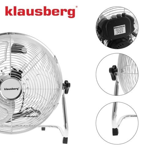 wentylator wiatrak cyrkulator podłogowy 60w klausberg kb-7516 na Arena.pl