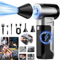 WENTYLATOR MINI TURBO JET MINI DMUCHAWA STRUMIENIOWA MOCY 180000RPM Z LED