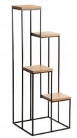 Kwietnik na 4 kwiaty KASKADA metalowy 110 cm LOFT