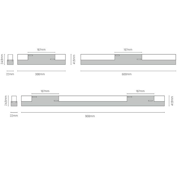 Lampa do szynoprzewodu Komatsu 6545 Shilo LED 24W 3000K magnetic biała zdjęcie 3
