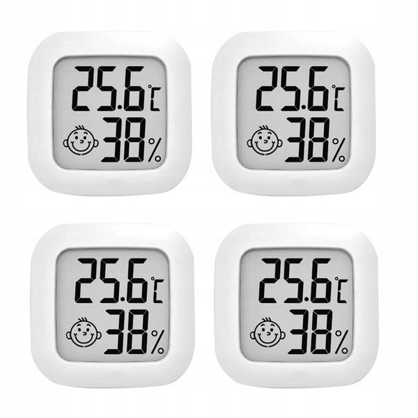 4x TERMOMETR CYFROWY HIGROMETR ELEKTRONICZNY zdjęcie 1