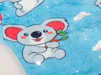 CIEPŁA BLUZA KOALA KOC OVERSIZE XXL 2W1 GRUBA FUTRZAK MIĘKKA Z KAPTUREM