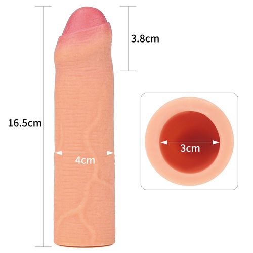 Add 1"" Revolutionary Silicone Nature Extender Uncircumcised na Arena.pl