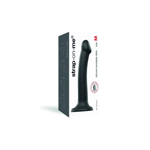 Dildo - Strap-On-Me Dual Density Bendable Dildo Black M na Arena.pl