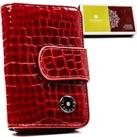 portfel damski skórzany ptn 76115-mc-5271 red