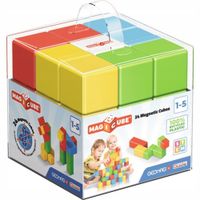 2 x Geomag Klocki Magnetyczne Magicube Kostka 24 Elementy Geo-056 Nauka Od