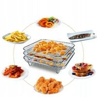 3 SZT. AKCESORIÓW AIRFRYER DO FRYTKOWNICY, FRYTKOWNICA NA GORĄCE POWIETRZE