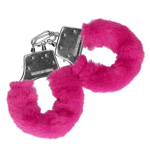 Furry Metal Hand Cuffs - Pink na Arena.pl