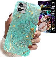 ETUI DO MOTOROLA G32 - MARMURKOWE WZORY + FOLIA HYDROŻEL