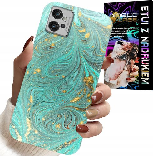 ETUI DO MOTOROLA G32 - MARMURKOWE WZORY + FOLIA HYDROŻEL na Arena.pl