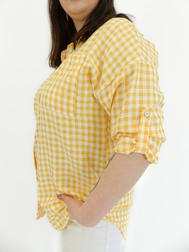 Koszula w Żółtą Kratę Damska UNI na Arena.pl