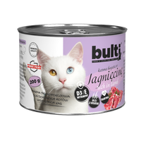 BULTI Puszka mielonka z jagnięciną dla kota 200g