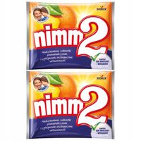 nimm2 Nadziewane cukierki pomarańczowe i cytrynowe z  witaminami 90 g x 2