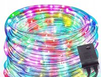 WĄŻ ŚWIETLNY 10 METRÓW LED + PROGRAMATOR 8 FUNKCJI 10M MULTIKOLOR
