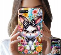 ETUI DO HUAWEI Y6 2018 - KRÓLIK WIELKANOCNY, ZAJĄC, JAJKA + SZKŁO