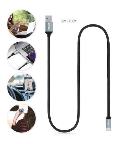 Kabel Choetech USB-A do USB-C Nylon 2m na Arena.pl
