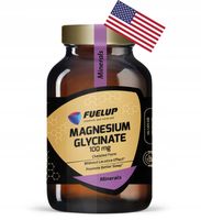 FUEL UP GLICYNIAN MAGNEZU 100 MG 120 VC SKURCZE MIĘŚNIE