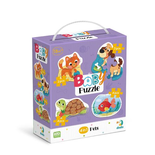 Puzzle Dodo  Baby Puzzle 4 W 1 "Zwierzęta Domowe" 300688 na Arena.pl
