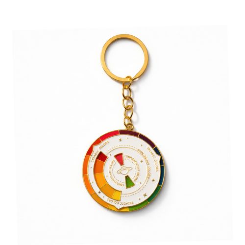 Color Wheel | 5 cm | Metal | Brelok | Original na Arena.pl