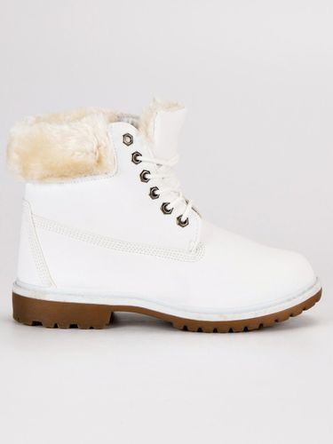 BIAŁE TRAPERKI Rozmiar - 39 na Arena.pl