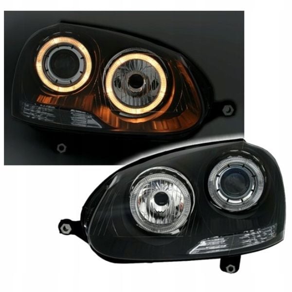 LAMPY REFLEKTORY DEPO Do VW GOLF V 5 Od 2003 Do 2009 Rok RINGI zdjęcie 3