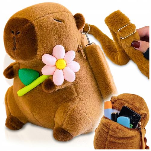PLECAK PLUSZOWY KAPIBARA PLECACZEK CAPYBARA DO PRZEDSZKOLA SZKOŁY MASKOTKA na Arena.pl