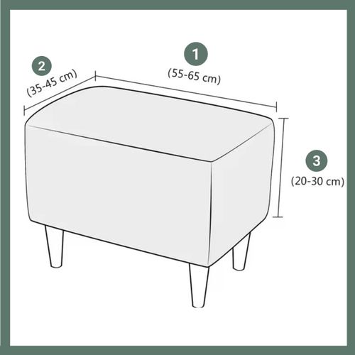 POKROWIEC NA PODNÓŻEK PUF ELASTYCZNY ŻAKARD JODEŁKA OEKO TEX CZEKOLADOWY BRĄZ na Arena.pl