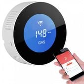 CZUJNIK GAZÓW PALNYCH DETEKTOR ALARM APP TUYA SMART LIFE LCD USB ŁADOW