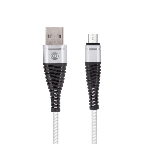 Kabel Forever micro-USB Shark biały 1m 2A na Arena.pl