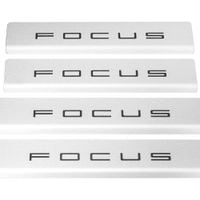 Listwa progowa FORD FOCUS MK4 Stal nierdzewna 304 mat z czarnymi literami