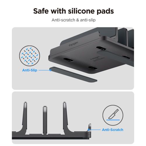 spigen ld208s4 vertical laptop stand space grey na Arena.pl