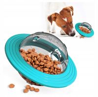 ZABAWKA EDUKACYJNA DLA PSA KOTA PIŁKA INTERAKTYWNA NA PRZYSMAK KARMĘ UFO